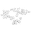 Dice Cubes Versatile Customizable Plastic DIY Sticker Math Teaching Board Games Party Set of 50 (White) view 2