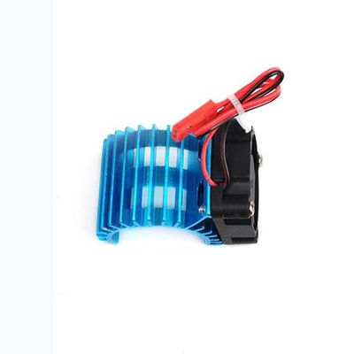 Aluminum 380/540 Electric Motor Stock Proof Cover Heat Sink Cooling Fan Suit for All 1/8 1/10 Model Cars RC Parts(380 Blue)