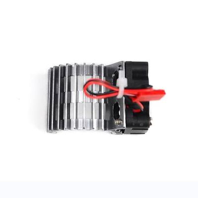Aluminum 380/540 Electric Motor Stock Proof Cover Heat Sink Cooling Fan Suit for All 1/8 1/10 Model Cars RC Parts(540 Titanium)