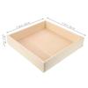 Abaodam Sandbox Lid for Boys and Girls Portable Play Sand Box Outdoor Indoor Tray Toy Wooden Sandbox Toy view 2