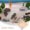 Abaodam Sandbox Lid for Boys and Girls Portable Play Sand Box Outdoor Indoor Tray Toy Wooden Sandbox Toy view 3