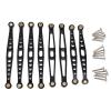 RC Spare Part Compatible with HuangBo ZP1001 ZP1002 ZP1003 ZP1004 1/10 RC Car Parts Metal Upgrade Accessories Fixing Rods(Black) view 1