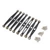 RC Spare Part Compatible with HuangBo ZP1001 ZP1002 ZP1003 ZP1004 1/10 RC Car Parts Metal Upgrade Accessories Fixing Rods(Black) view 2