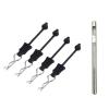 QTUONVD for Wltoys for MJX for Hyper Go 1/12 1/14 1/16 Prevent Loss Body Clips with Flexible Rubber Retainer RC Car Upgrade Parts Accessories RC Upgrade Parts(4pcs) view 1