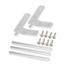 Aluminum Front Bumper Bull Bars for 1/10 RC Crawler Traxxas TRX4 Axial SCX10 II 90046 Redcat Tamiya Buggy Truck Car(Silver) view 1