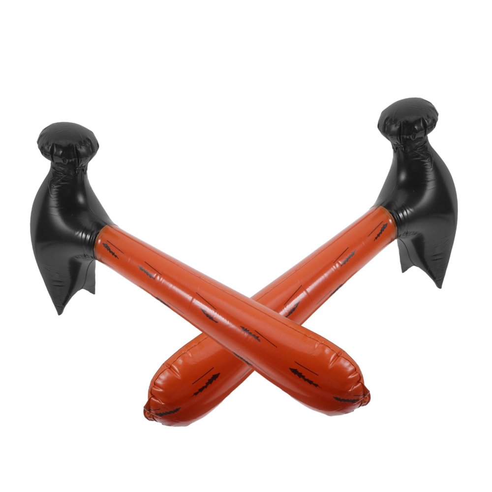 UPKOCH 2pcs Inflatable Hammer Toys for Boy Girl Safe Portable Props for Holiday Celebrations Theater Fun Educational Party Supplies for and Encouraging Performance