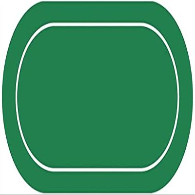 HUSHHAAMPP Portable Poker Table Top 47'' X 24'' Professional Poker Mat Multiplayer Portable Rubber Poker Table Mat Pure Green Fun Game Night Supplies - Cool Casino Gift for Kid