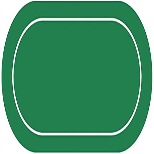 HUSHHAAMPP Portable Poker Table Top 47'' X 24'' Professional Poker Mat Multiplayer Portable Rubber Poker Table Mat Pure Green Fun Game Night Supplies - Cool Casino Gift for Kid