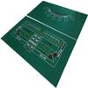 HUSHHAAMPP Portable Poker Table Top Tabletop Casino Felt Layout Double-Sided Game Tablecloth Non-Woven Fabric Craps and Blackjack Game Mat Fun Game Night Supplies - Cool Casino Gift for Kid view 1