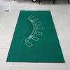 HUSHHAAMPP Portable Poker Table Top Tabletop Casino Felt Layout Double-Sided Game Tablecloth Non-Woven Fabric Craps and Blackjack Game Mat Fun Game Night Supplies - Cool Casino Gift for Kid view 2
