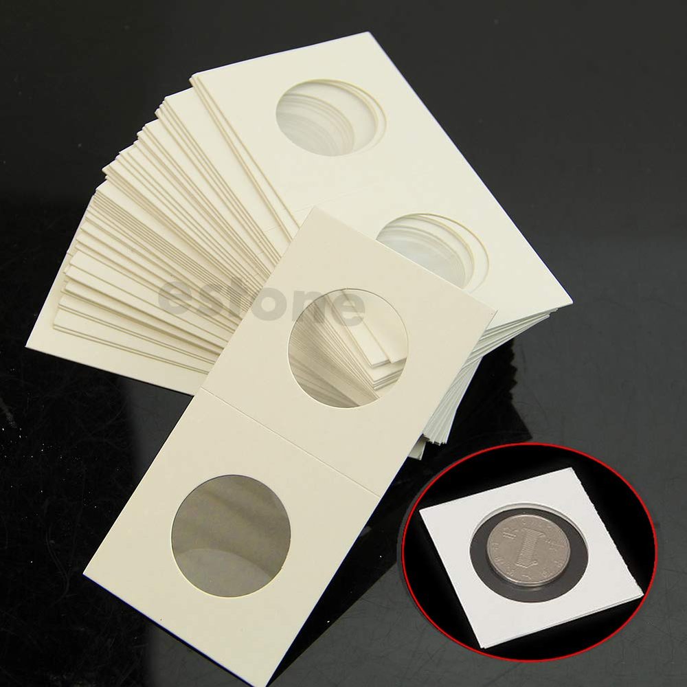50pcs 40mm Lighthouse Stamp Coin Holders For Case Storage New