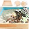 BESPORTBLE Sand Tray Indoor Outdoor Sandbox Compact Play Storage Box for Fun Activities Materials for Design for Endless Entertainment view 3