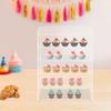 5 Layer Acrylic Display Case, Countertop Bakery Display Case, Cookie Candy Display Shelves Cabinet Showcase for Donuts Bread Cupcakes Fruit for Home Party Snack Bars Cafes Bakeries(5 Layer) view 1