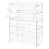 5 Layer Acrylic Display Case, Countertop Bakery Display Case, Cookie Candy Display Shelves Cabinet Showcase for Donuts Bread Cupcakes Fruit for Home Party Snack Bars Cafes Bakeries(5 Layer) view 2