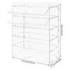 5 Layer Acrylic Display Case, Countertop Bakery Display Case, Cookie Candy Display Shelves Cabinet Showcase for Donuts Bread Cupcakes Fruit for Home Party Snack Bars Cafes Bakeries(5 Layer) view 3