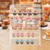 5 Layer Acrylic Display Case, Countertop Bakery Display Case, Cookie Candy Display Shelves Cabinet Showcase for Donuts Bread Cupcakes Fruit for Home Party Snack Bars Cafes Bakeries(5 Layer) view 4