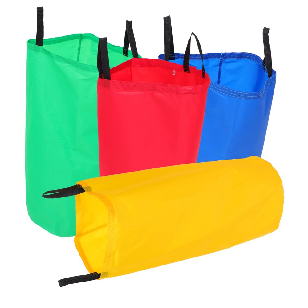 FOYTOKI 4pcs Kangaroo Jumping Bag Potato Sack Race Bag for Boys and Girls Outdoor Game Party Toy
