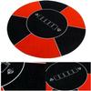 HUSHHAAMPP Portable Poker Table Top Poker Layout Classic Red Black 120Cm Rubber Table Cloth Round Table Mat Layouts Poker Felt Table Cover Fun Game Night Supplies - Cool Casino Gift for Kid view 2
