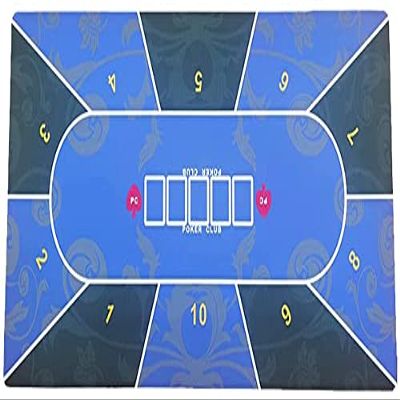HUSHHAAMPP Portable Poker Table Top Global Portable Poker Mat Folding Non-Slip Texas Hold'em Poker Table Top Fun Game Night Supplies - Cool Casino Gift for Kid (Size : 2346inch)
