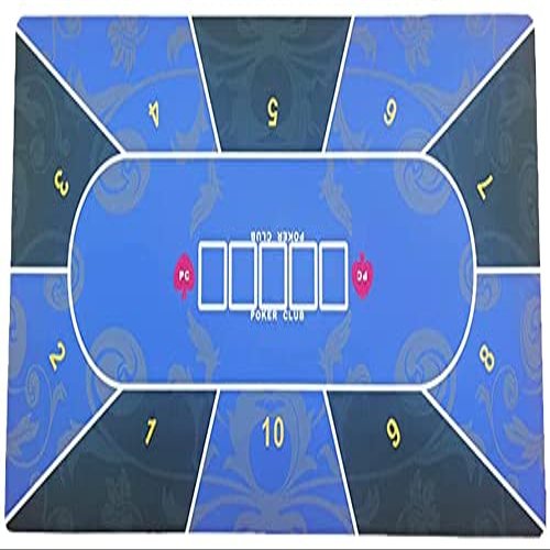HUSHHAAMPP Portable Poker Table Top Global Portable Poker Mat Folding Non-Slip Texas Hold'em Poker Table Top Fun Game Night Supplies - Cool Casino Gift for Kid (Size : 2346inch)