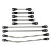 RC Car Parts Compatible with Axial for SCX10 for Capra for LCG for Rails Girder Frame Steel Linkage Link Rod Pull Rod for 1/10 RC Crawler Kit view 1