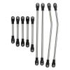 RC Car Parts Compatible with Axial for SCX10 for Capra for LCG for Rails Girder Frame Steel Linkage Link Rod Pull Rod for 1/10 RC Crawler Kit view 4