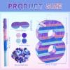 Video Game Birthday Decorations, 15.7 Number 8 Video Game Pinata with 16 Inch Pinata Stick Blindfold Confetti for Game Enthusiast Party Decoration Supplies (8th) view 2