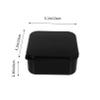 FOYTOKI Go Chess Piece Storage Box Set 2pcs Plastic Container Lid Dustproof Design for Go Game Supplies for Chess Players and Organizers view 2