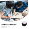 FOYTOKI Go Chess Piece Storage Box Set 2pcs Plastic Container Lid Dustproof Design for Go Game Supplies for Chess Players and Organizers view 4