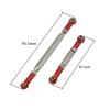 RC Car Upgrade Part for MN78 1/12 Metal Upgrade Parts Steering Rod Tie Rod Link Rod RC Car Spare Parts(Red) view 2