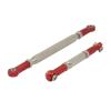 RC Car Upgrade Part for MN78 1/12 Metal Upgrade Parts Steering Rod Tie Rod Link Rod RC Car Spare Parts(Red) view 3