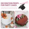 Garneck Mini Graduation Cap Cake Topper Graduation Party Decorations for and Desserts Safe and Reusable Cap Ornaments for Celebrating Graduates view 2