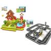 100PCS Magnetic Blocks & 24PCS Magnetic Tiles Road Expansion Pack view 1