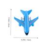 VANZACK 12pcs Boy Girl Pull Back Passenger Airplane Toys Model Colors Fun Educational Airplane Models for Boys and Girls for Birthday and Christmas view 2