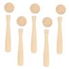 Gogogmee DIY Wooden Baseball Bat and Ball for Boy Girl Graffiti Painting Model Educational Toy for Desktop Decor and Creative Play Safe and Lightweight view 1