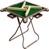 Foldable Mahjong Table, Square Card Table with Cup Holders & Small Drawer for Poker, Mahjong, Board Games - Rose Gold(Rose Gold) view 1