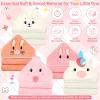 15 Pcs Baby Hooded Baby Towel, Hooded Baby Bath, 5 x Cute Baby Towels and 10 x Baby WashCloth Sets- Perfect Shower Gift for Boys or Girls, Absorbent, Soft, Comforting for Newborn, Infant and Toddler view 4