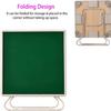 Folding Mahjong Table, 35" Square 4 Player Card Table with Hidden Cup Holder & Drawer (White)(White) view 4