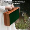 Portable Folding Mahjong Table with 144 Tiles, Storage Bag, Ruler, Dice, for Outdoor and Household Use(Pink) view 4