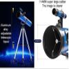 114mm Beginner Astronomy Telescope for Kids & Adults, Portable Travel Telescope with Adjustable Tripod, Ideal Gift for Beginners and Young Stargazers(Package 2) view 3