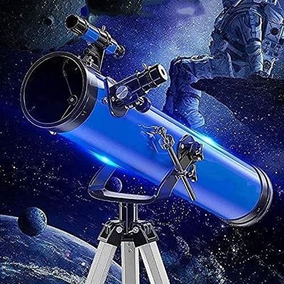 114mm Beginner Astronomy Telescope for Kids & Adults, Portable Travel Telescope with Adjustable Tripod, Ideal Gift for Beginners and Young Stargazers(Package 1)