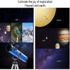 114mm Beginner Astronomy Telescope for Kids & Adults, Portable Travel Telescope with Adjustable Tripod, Ideal Gift for Beginners and Young Stargazers(Package 1) view 4