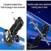 114mm Beginner Astronomy Telescope for Kids & Adults, Portable Travel Telescope with Adjustable Tripod, Ideal Gift for Beginners and Young Stargazers(Package 6) view 4