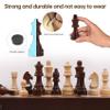 15" Magnetic Chess Set with Foldable Board & Travel Bag - Professional Wooden Chess Game, Luxury Storage Bag - Perfect Christmas/Birthday for Men, Dad (Chess Set + Bag) view 4