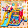 Bounce House for Kids 3-10, 9 in 1 Large Inflatable Bounce Castle for Toddlers Outdoor for Backyard Lawn Jump Bouncy House with Blower, Slide, Ball Pit, Basketball, Boxing, Climbing, 11.38x10.2FT view 3