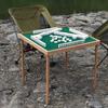 Portable en Folding Mahjong Table with Storage Bag, Beech Material, Skin-Friendly Felt Top, for Outdoor, 23.62"x23.62"(23.62 * 23.62in) view 2