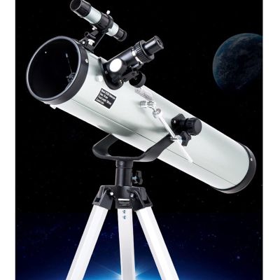 114mm Professional Reflecting Telescope for Kids & Beginners, 700mm Focal Length, Ideal for Stargazing, Astronomy & Daytime Viewing(Medium)