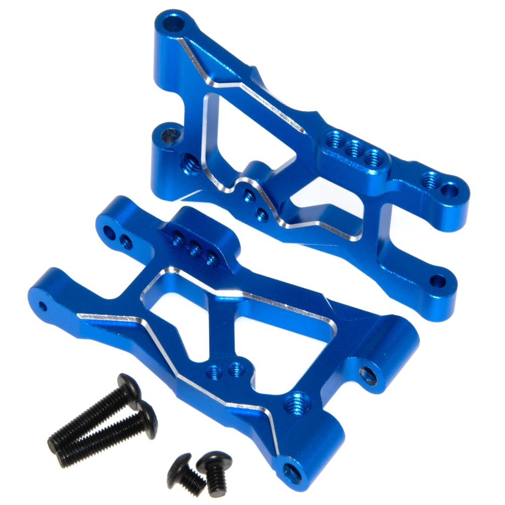8331 Real Lower Suspension Arm Compatible with 1/10 Traxxas 4-Tec Upgrade Drift Ford Mustang Replace Rc Car Aluminum Alloy Part Replace(Dark Blue)