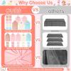 15 Pack Hooded Baby Towels, 5 Packs Soft Baby Bath Towels with Hood for Babies, 10 Packs Baby Washcloths for Newborns, Toddlers, and Kids- Absorbent, Baby Stuff Shower as Best Gifts for Boys and Girls view 2