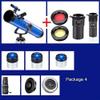 114mm Beginner Astronomy Telescope for Kids & Adults, Portable Travel Telescope with Adjustable Tripod, Ideal Gift for Beginners and Young Stargazers(Package 4) view 3